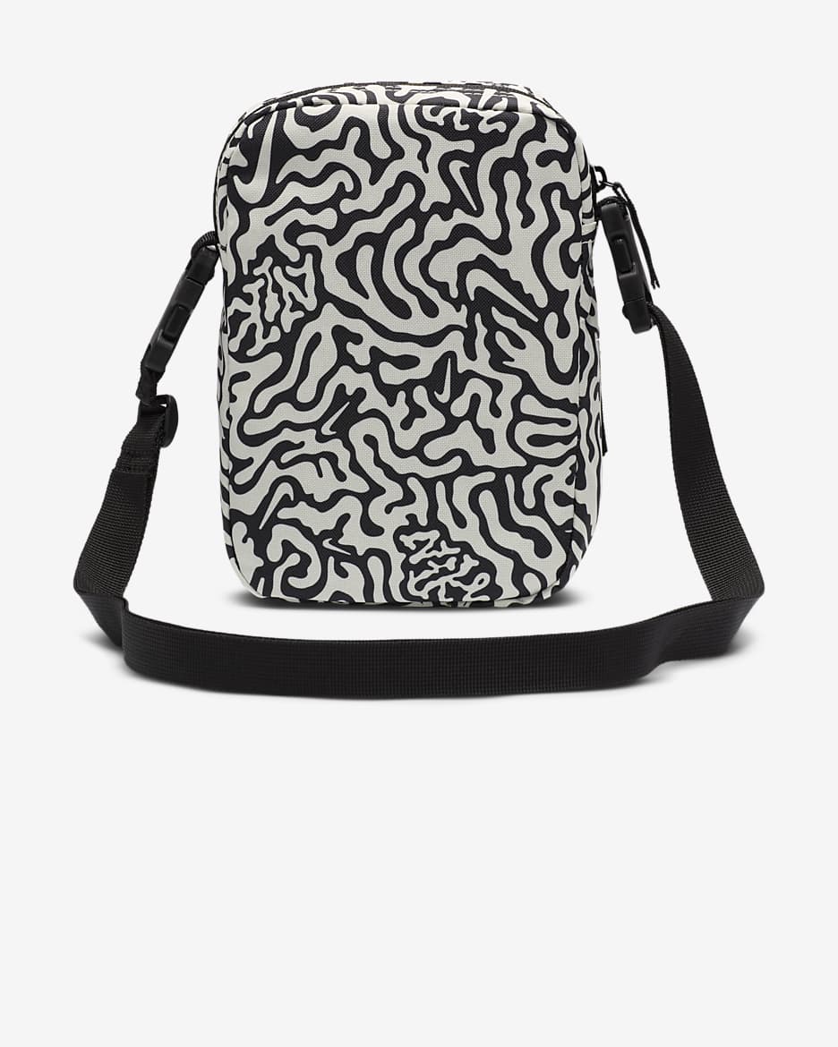 Nike Heritage Cross-Body Bag (4L) - Black/Coconut Milk/Stadium Green