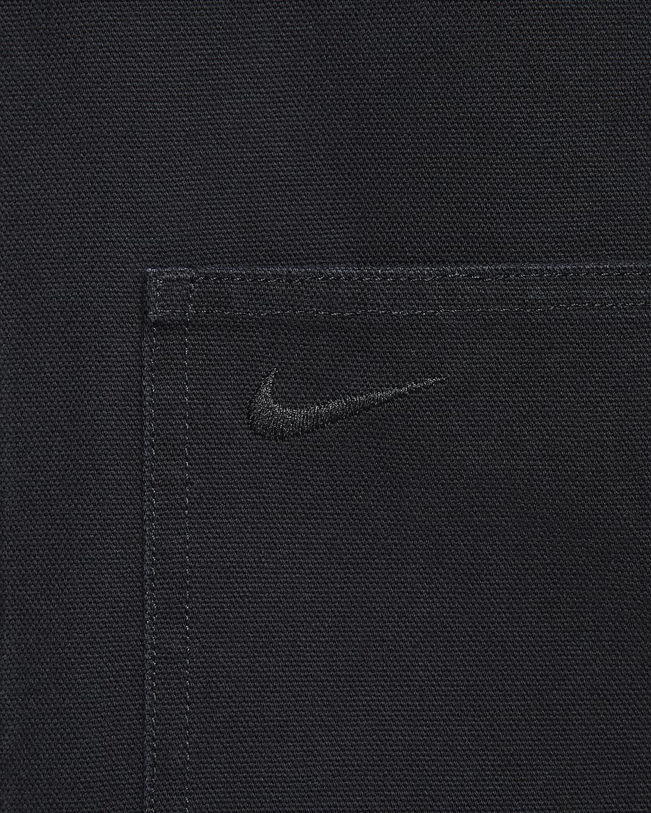 Casaco de trabalho Nike Life para homem - Preto/Preto