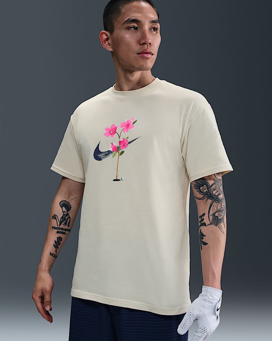 Nike Men's Max90 Golf T-Shirt - Light Orewood Brown