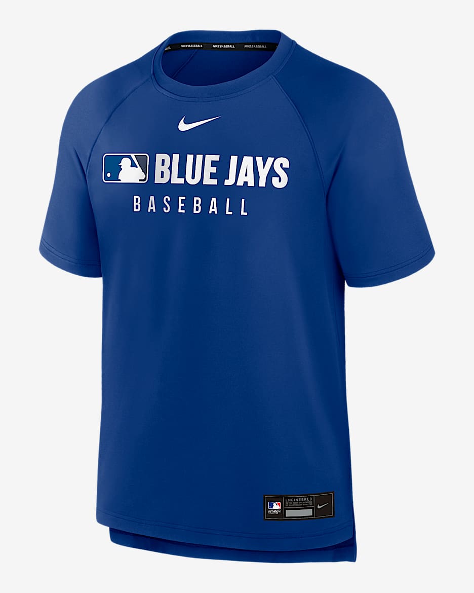 Playera Nike Dri-FIT de la MLB para hombre Toronto Blue Jays Authentic Collection Pregame - Royal