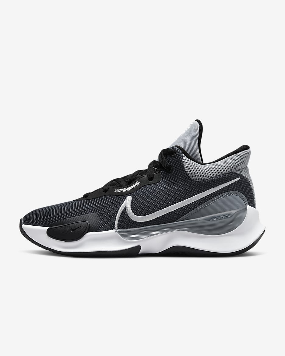 Nike Elevate 3 Basketball Shoes - Black/Wolf Grey/Cool Grey/White