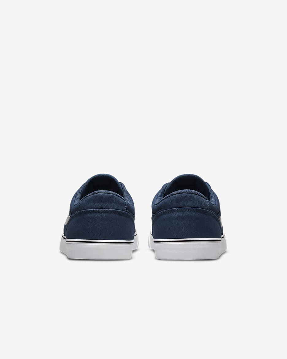 Nike SB Chron 2 Canvas Skate Shoe - Navy/Navy/Black/White