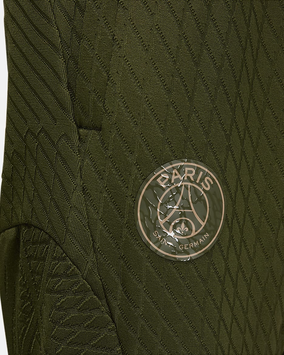 Paris Saint-Germain Strike Elite negyedik Jordan Dri-FIT ADV férfi futballnadrág - Rough Green/Hemp