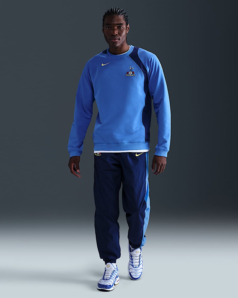 Tottenham Hotspur Third Men's Nike Total 90 Football Woven Tracksuit Bottoms - Blue Void/Pacific Blue/Dynamic Yellow