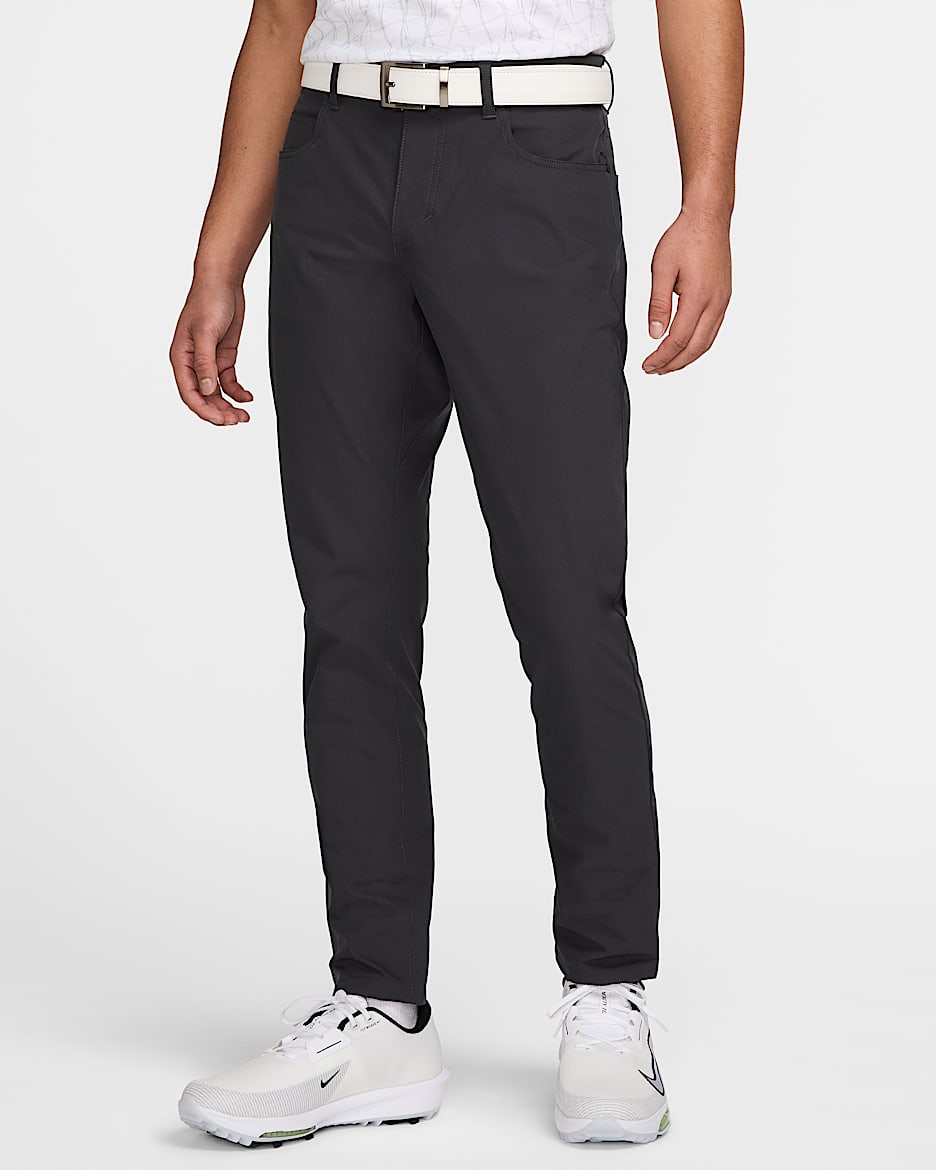 Pantalones de golf de ajuste slim de 5 bolsillos para hombre Nike Tour - Antracita/Antracita