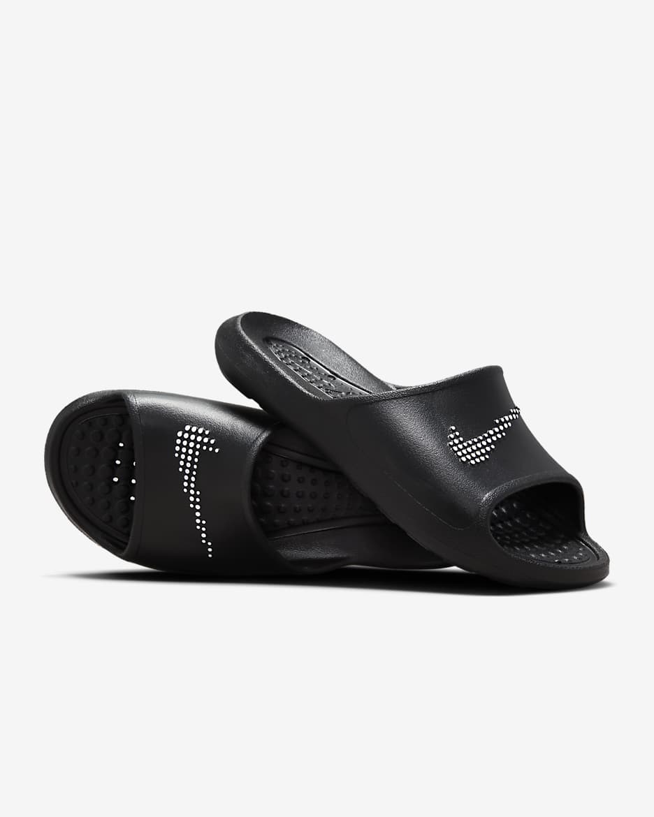 Nike Victori One Women's Shower Slide - Black/Black/White