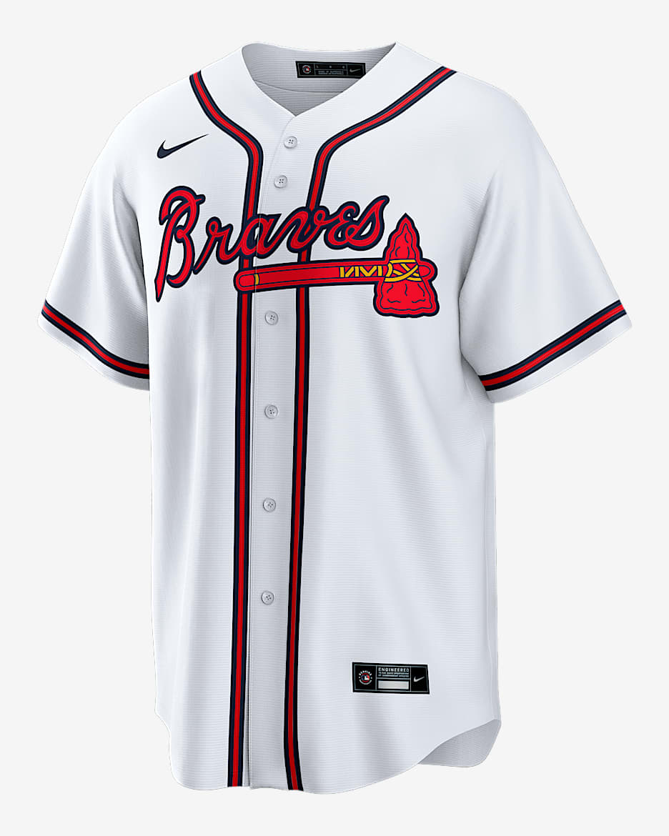 Austin Riley Atlanta Braves Men's Nike MLB Replica Jersey - White