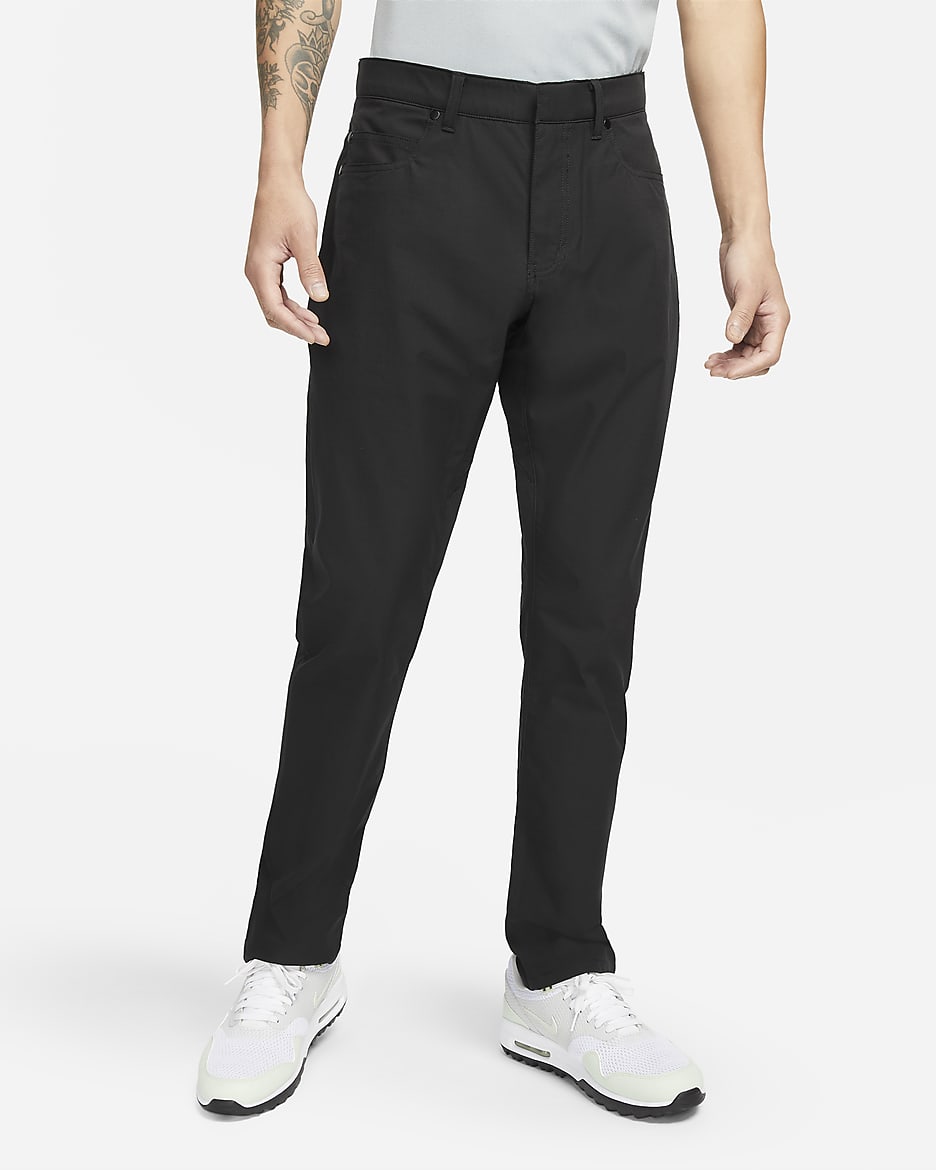 Nike Dri-FIT Repel Men's 5-Pocket Slim-Fit Golf Trousers - Black