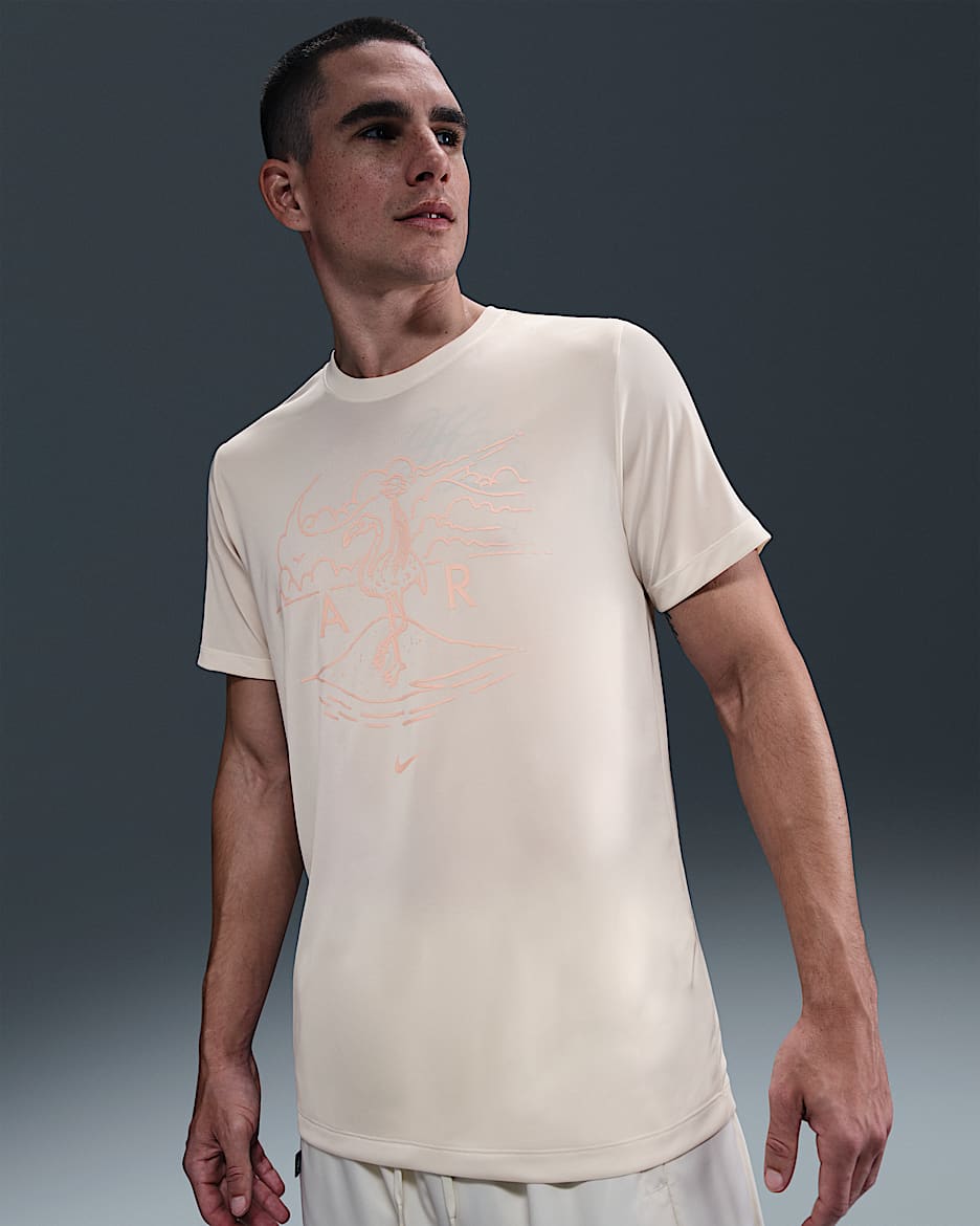 Nike Dri-FIT férfi kosárlabdás póló - Pale Ivory