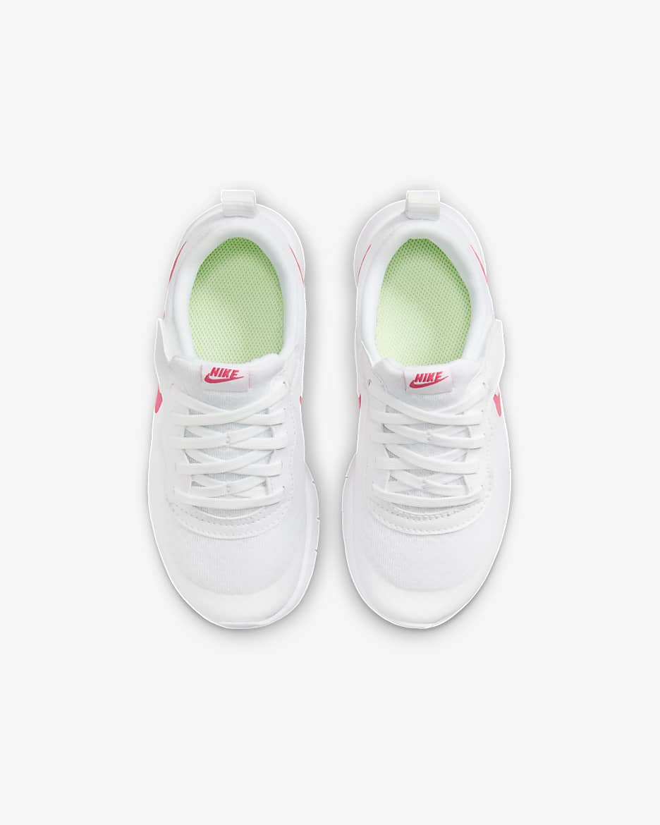 Nike Tanjun EasyOn Younger Kids' Shoes - White/Barely Volt/Aster Pink