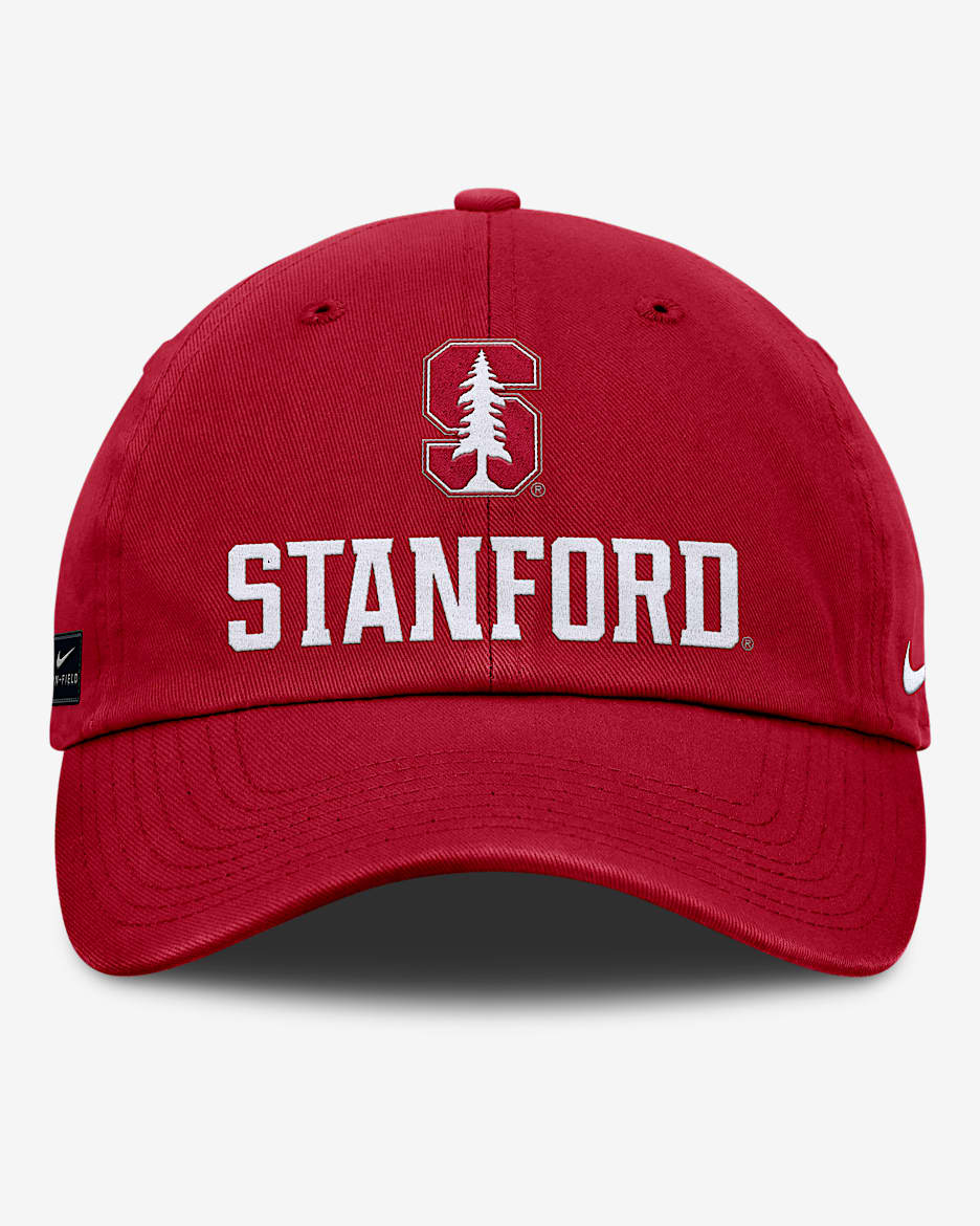 Stanford Sideline Club Gameday Men's Nike College Adjustable Hat - Crimson