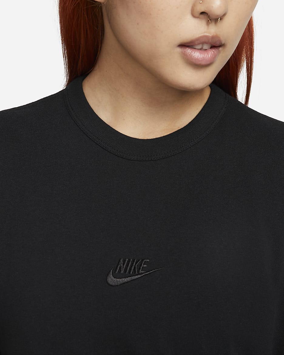 Nike Sportswear Premium Essentials Men's T-Shirt - Black/Black