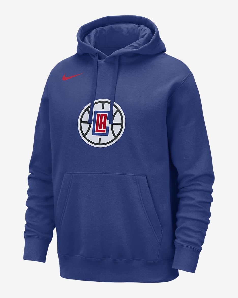 LA Clippers Club Men's Nike NBA Pullover Hoodie - Rush Blue