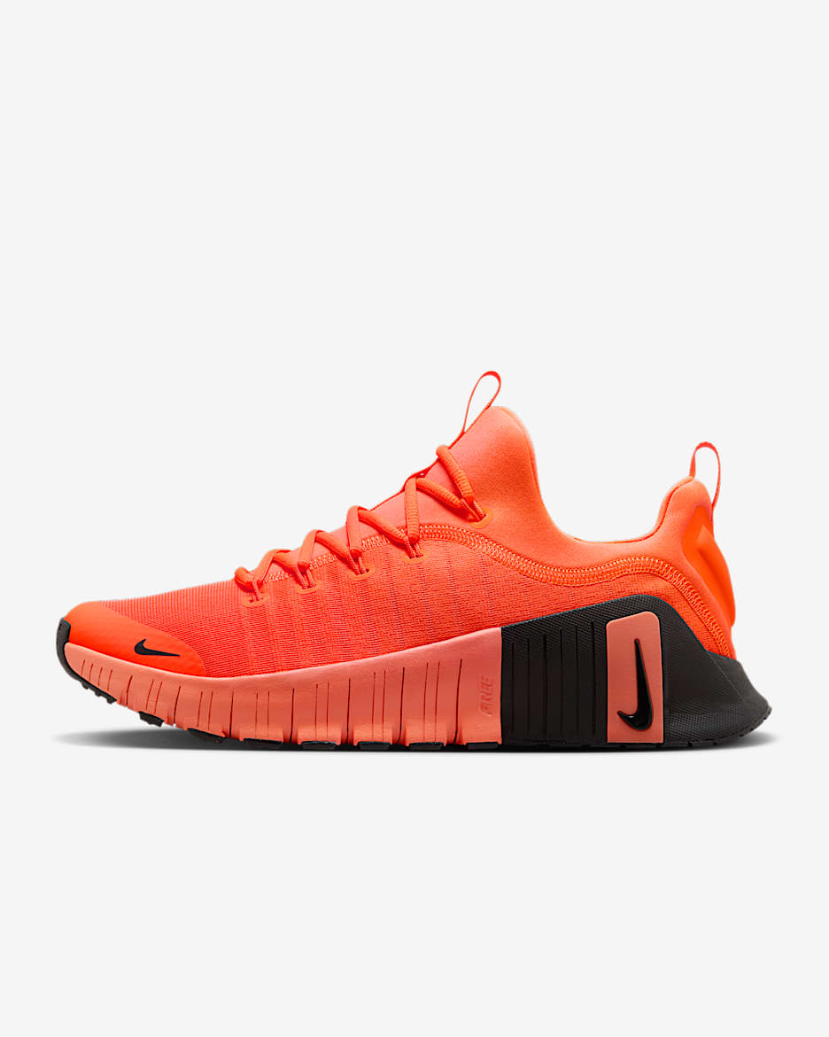 Nike Free Metcon 6 Men's Workout Shoes - Hyper Crimson/Hyper Orange/Black
