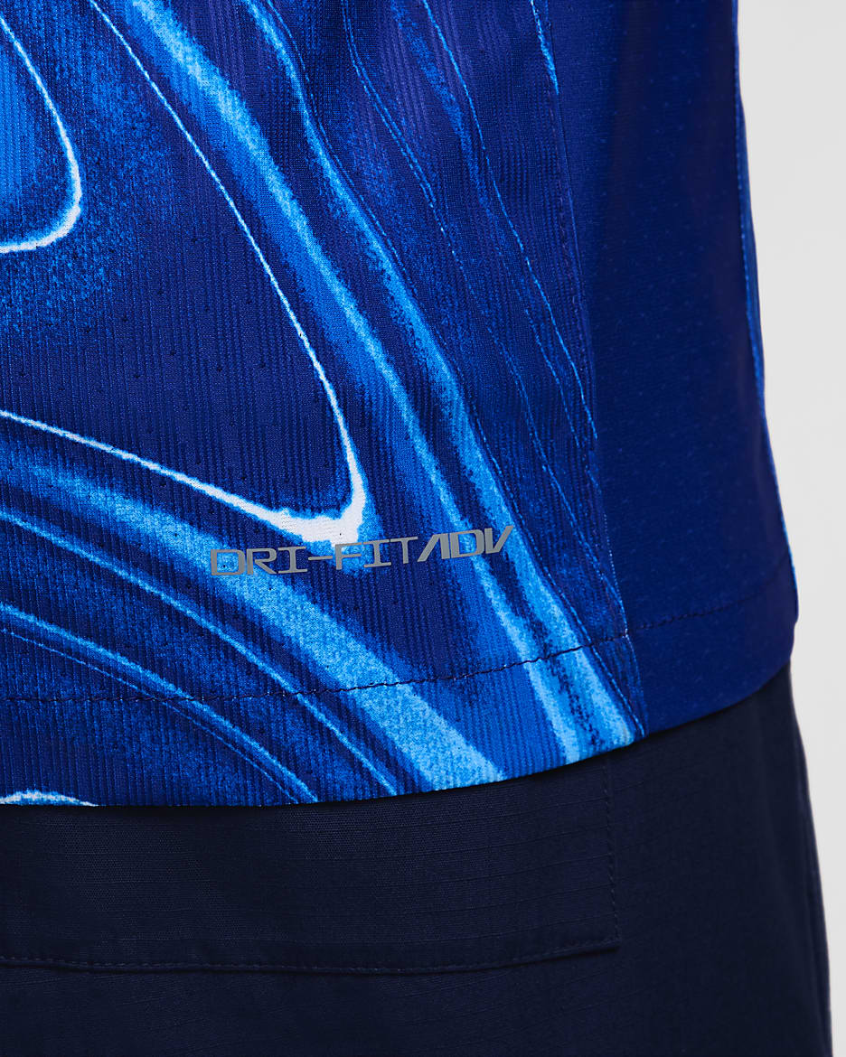 Pánský zápasový/domácí fotbalový dres Nike Dri-FIT ADV Chelsea FC 2024/25 Authentic - Rush Blue/Team Orange/Bílá