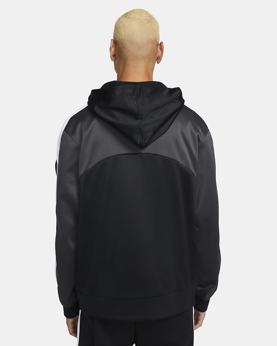 Nike Starting 5 Men's Therma-FIT Basketball Hoodie - Black/Dark Smoke Grey/White/Dark Smoke Grey