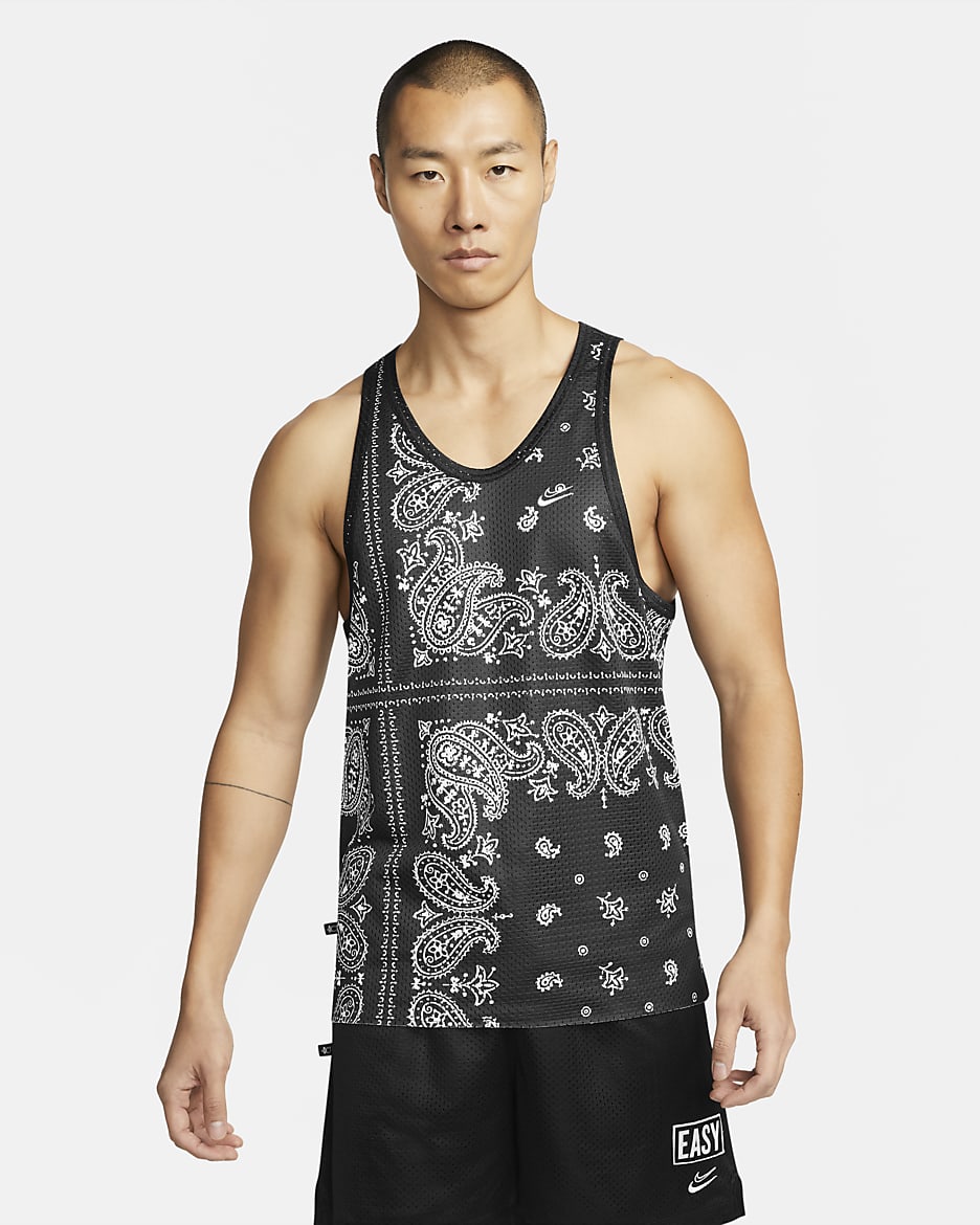 Nike Dri-FIT KD Men's Sleeveless Top - Black/Black/Summit White