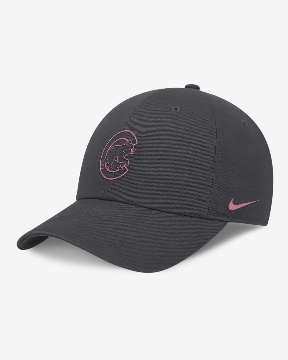 Chicago Cubs Club Women's Nike MLB Adjustable Hat - Graphite