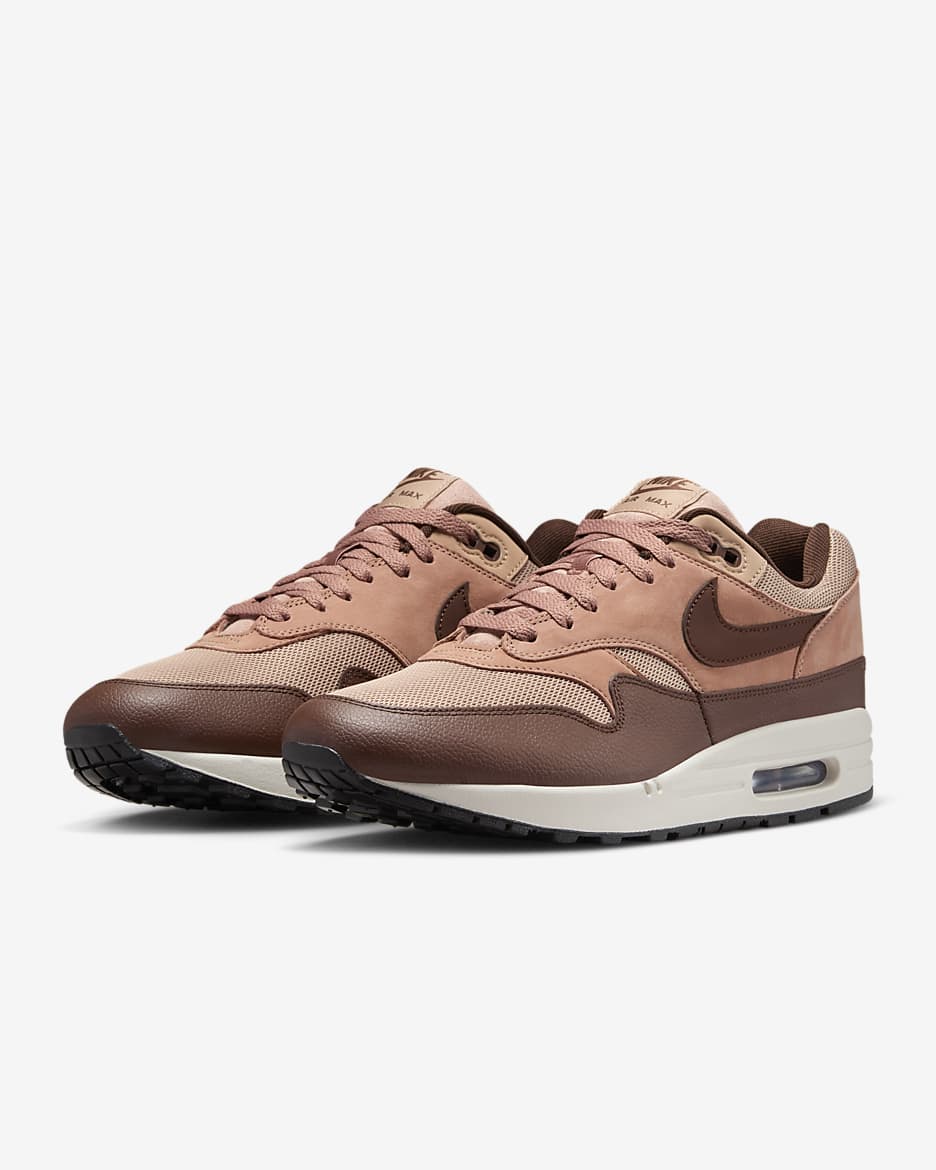 รองเท้าผู้ชาย Nike Air Max 1 SC - Hemp/Dusted Clay/Light Orewood Brown/Cacao Wow