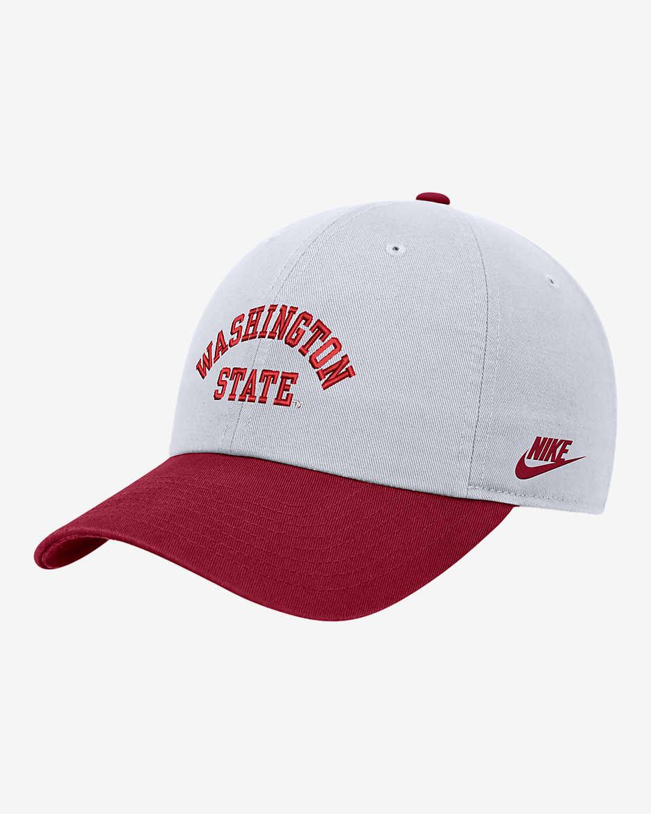 Washington State Nike College Campus Cap - White