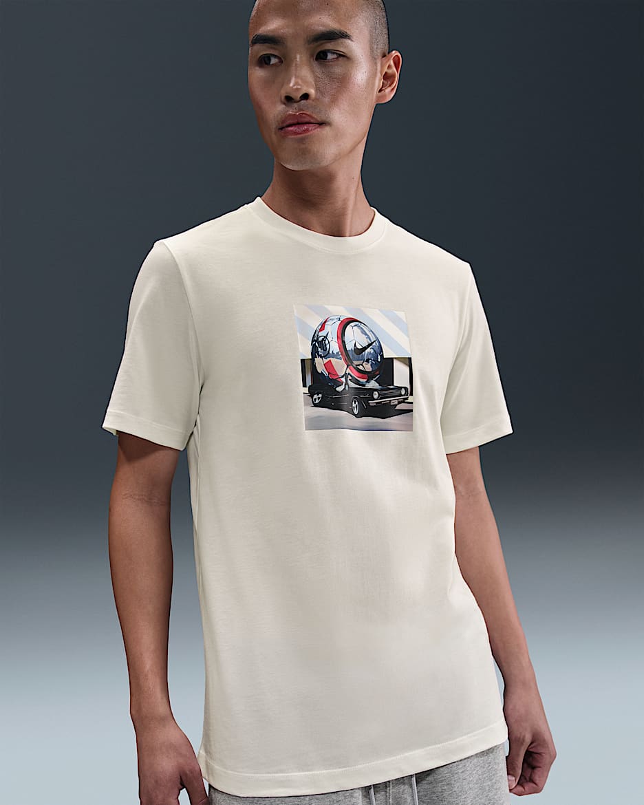 Nike Men's Football T-Shirt - Sail