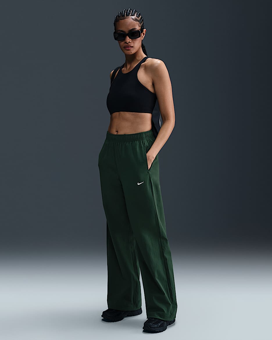Calças entrançadas Nike Sportswear para mulher - Fir