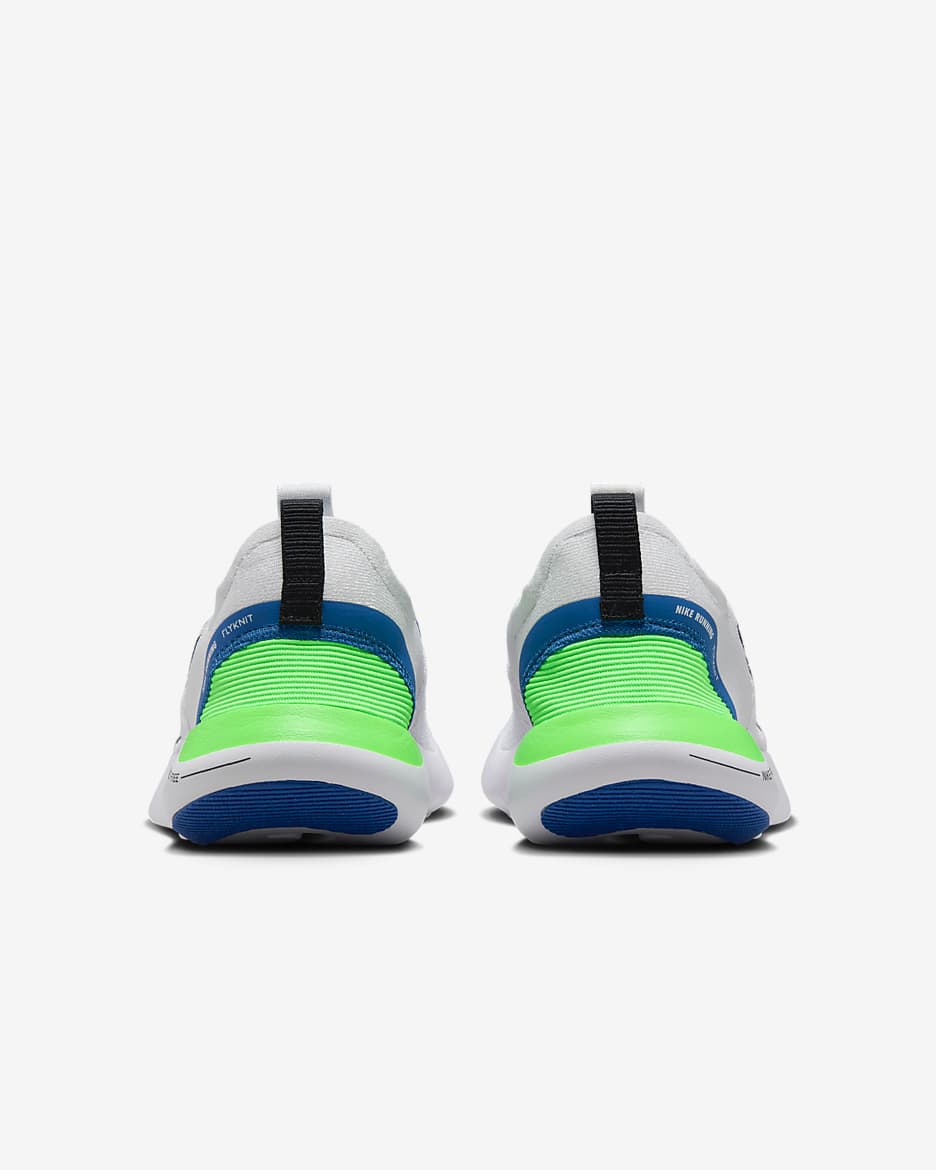 Nike Free RN NN Straßenlaufschuh für Herren - Weiß/Platinum Tint/Star Blue/Schwarz