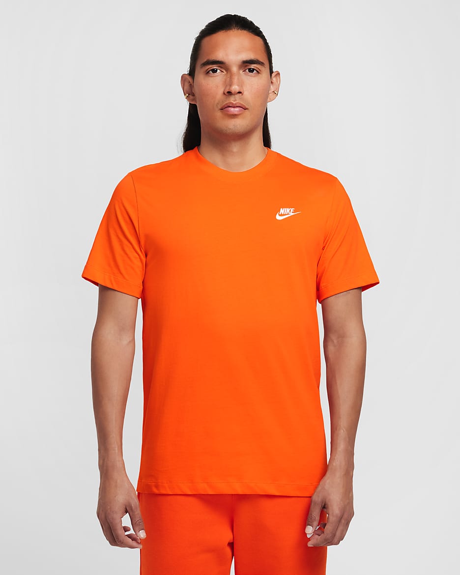 T-shirt Nike Sportswear Club pour Homme - Safety Orange