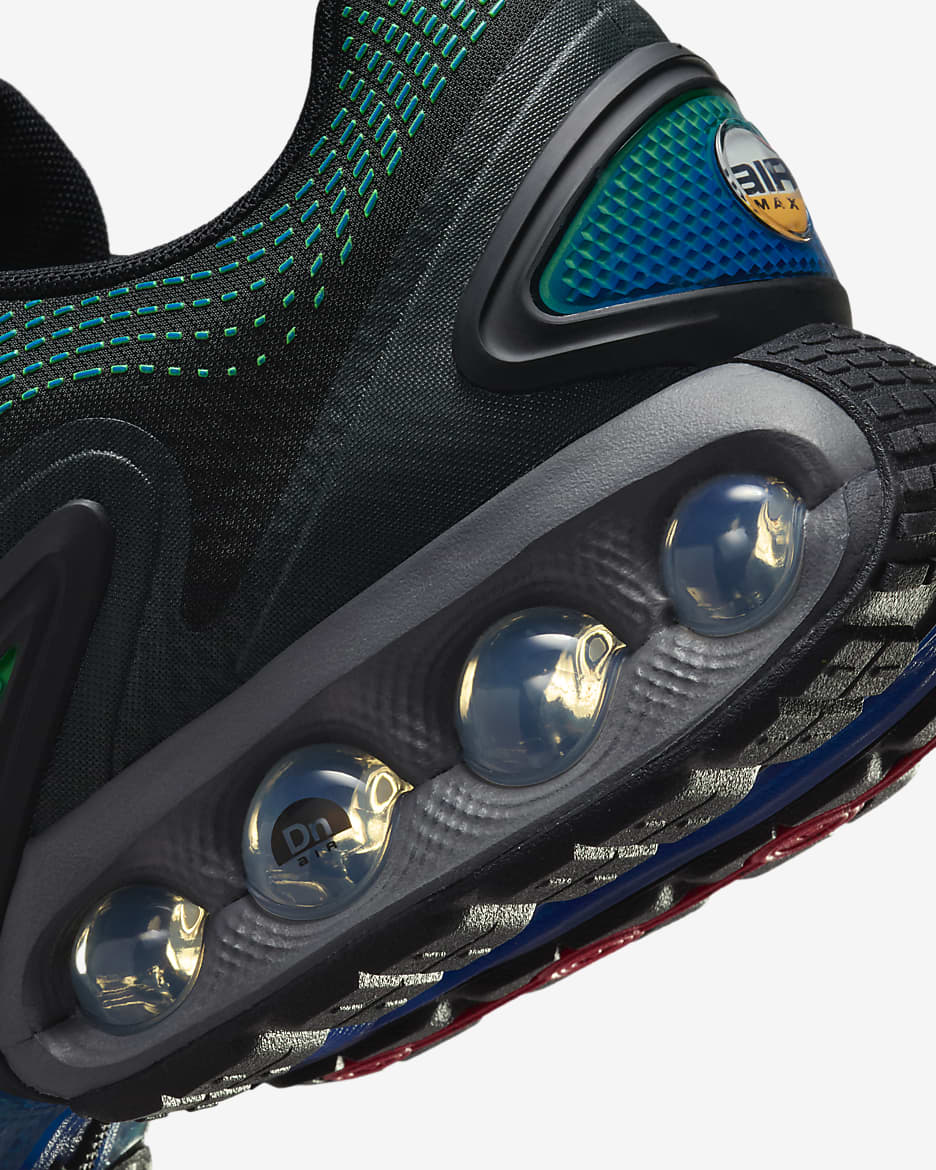 Nike Air Max Dn Shoes - Black/Hyper Cobalt/Rage Green/White