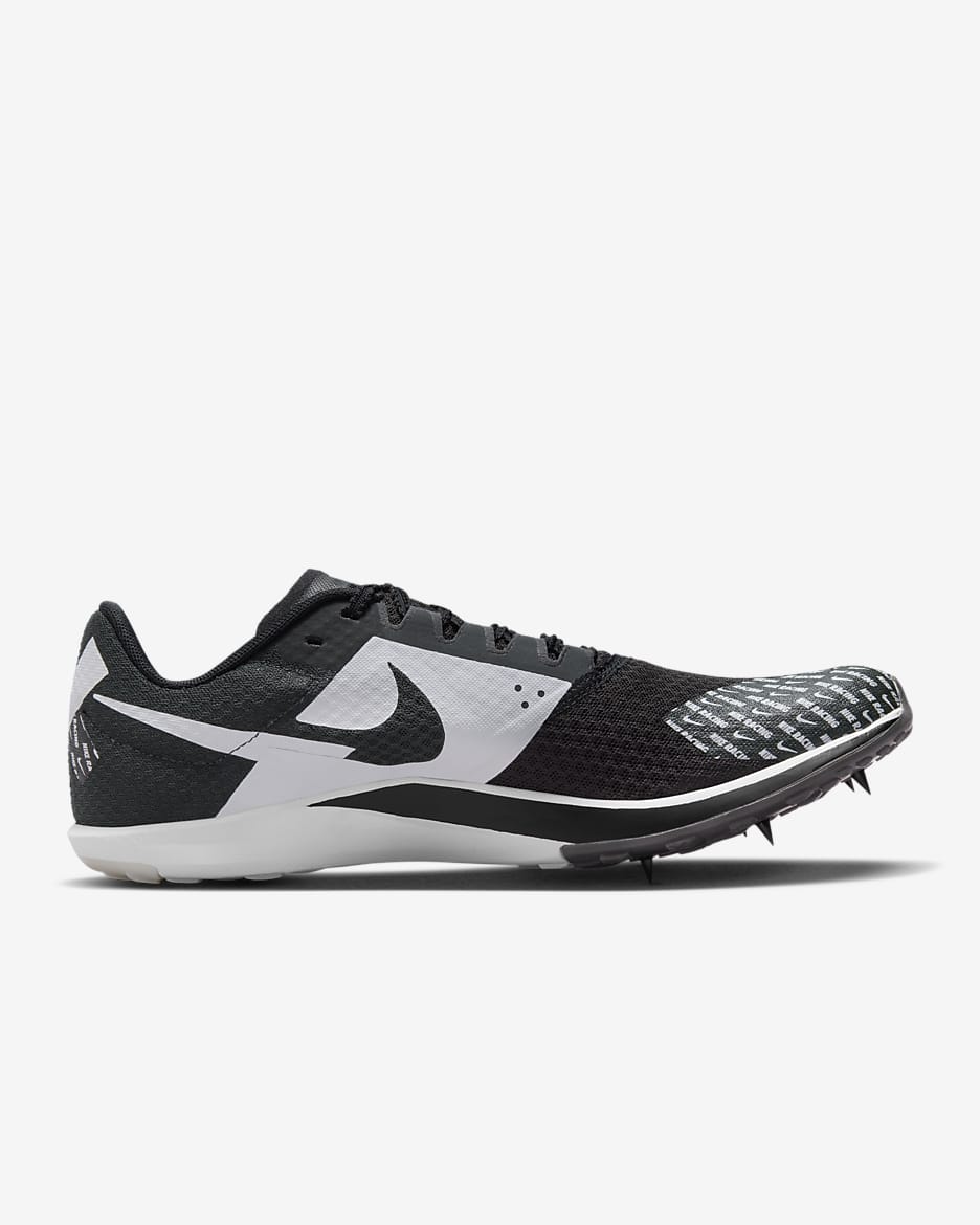 Nike Rival XC 6 Cross-Country Spikes - Black/Dark Smoke Grey/White/Metallic Silver