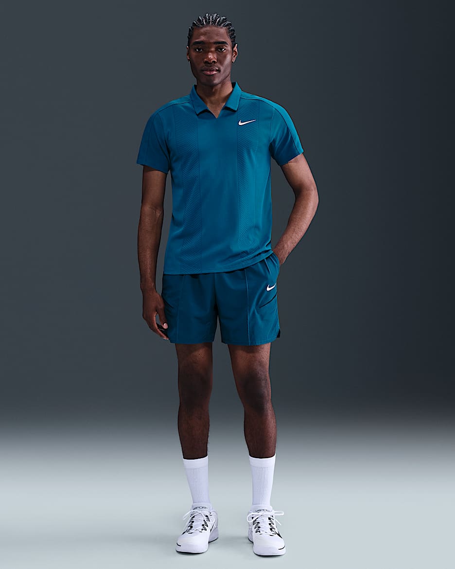 NikeCourt Slam Men's Dri-FIT 6" Tennis Shorts - Blue Force