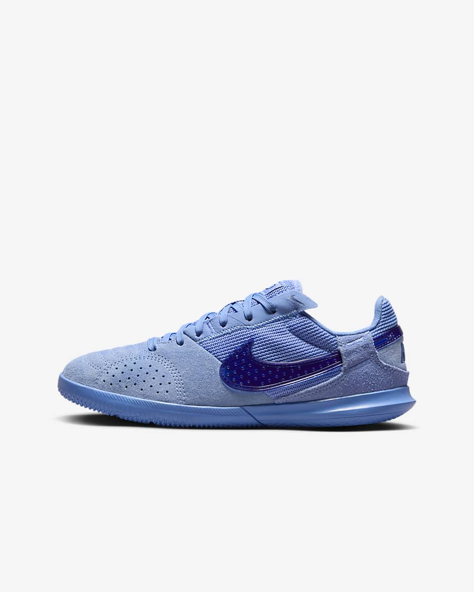 Chuteiras de futebol de perfil baixo Nike Jr. Streetgato para criança/Júnior - Royal Pulse/Azul Royal intenso