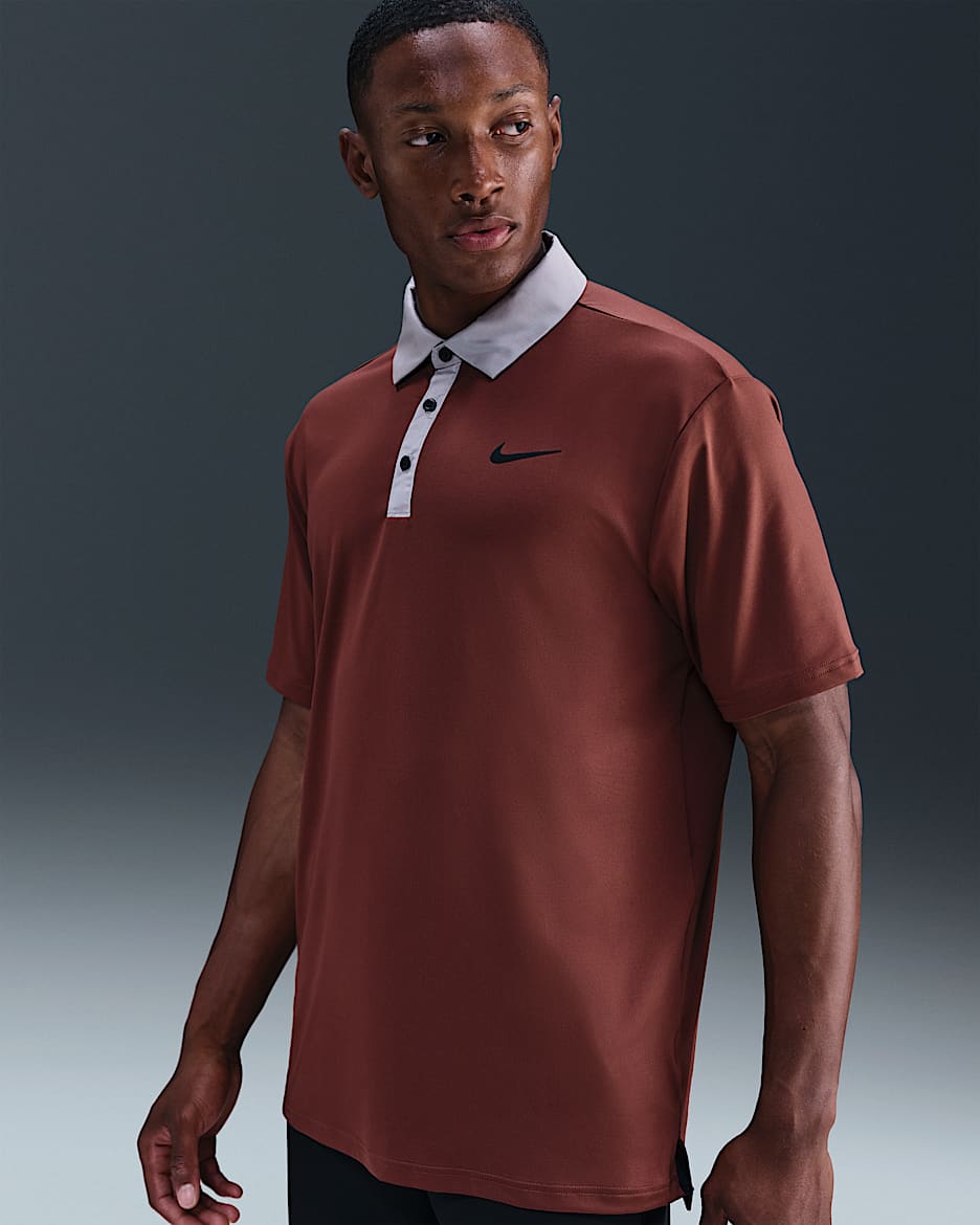Nike Tour Men's Dri-FIT Golf Polo - Dark Pony/College Grey/Black