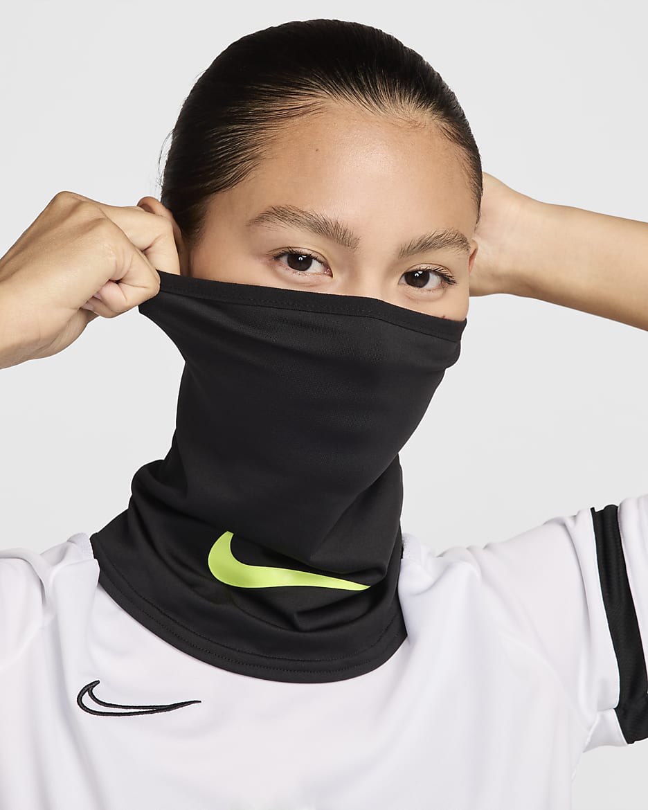 Nike Academy Dri-FIT Football Neck Warmer - Black/Volt