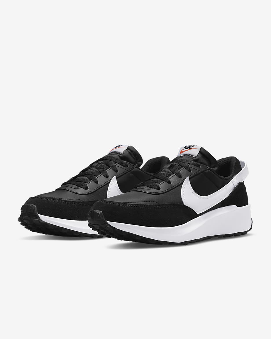 Chaussures Nike Waffle Debut pour Homme - Noir/Orange/Clear/Blanc