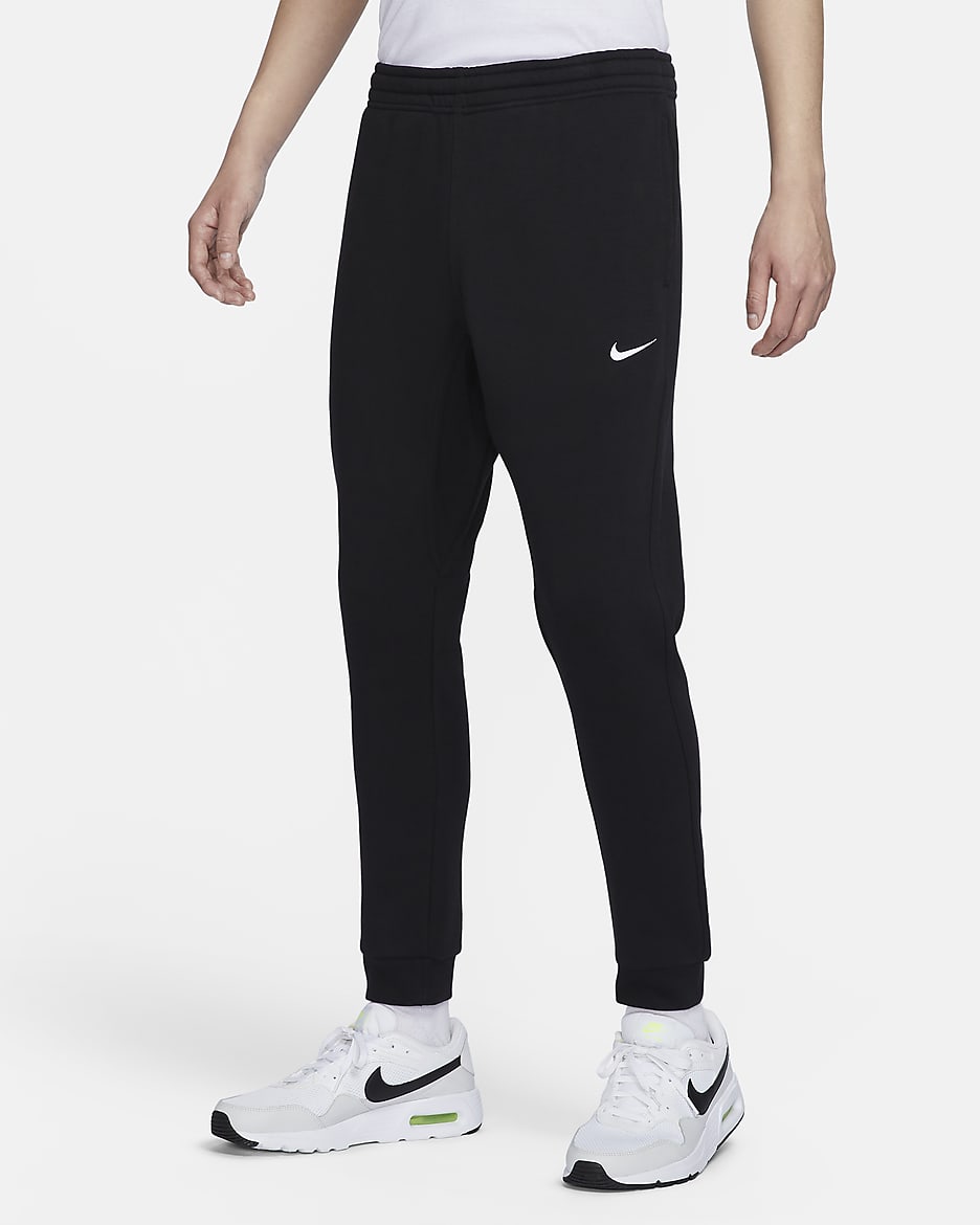 Nike Club Fleece Tapered Pants - Black/White