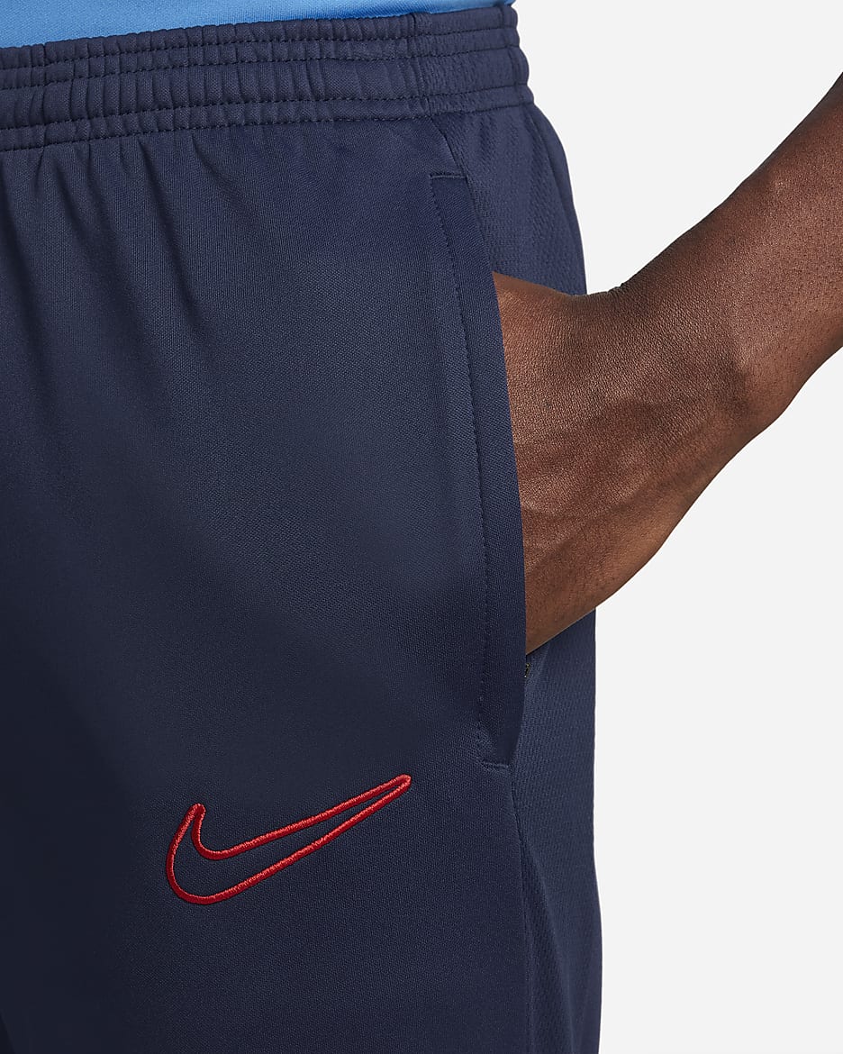 Nike Dri-FIT Academy Men's Dri-FIT Football Pants - Midnight Navy/Midnight Navy/University Red