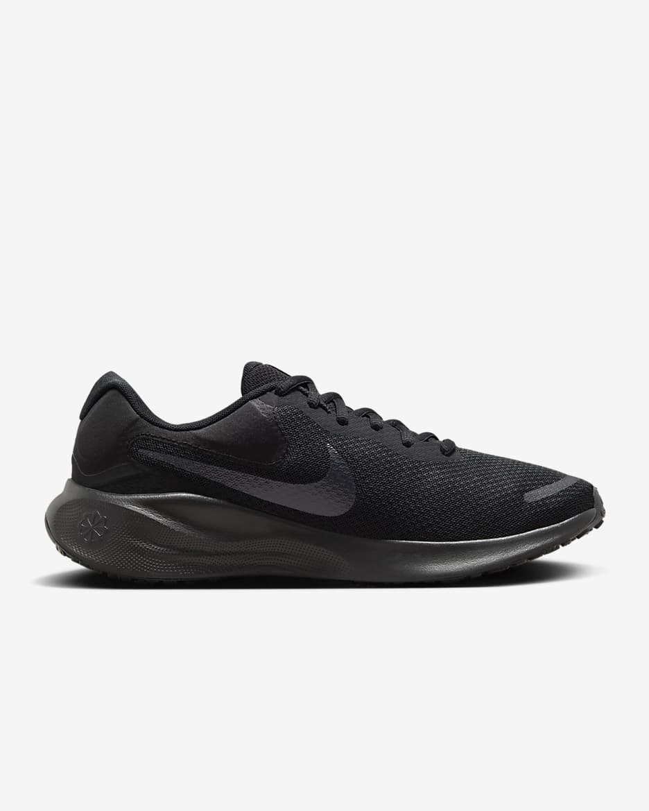 Nike Revolution 7 løpesko for vei til herre - Svart/Off Noir