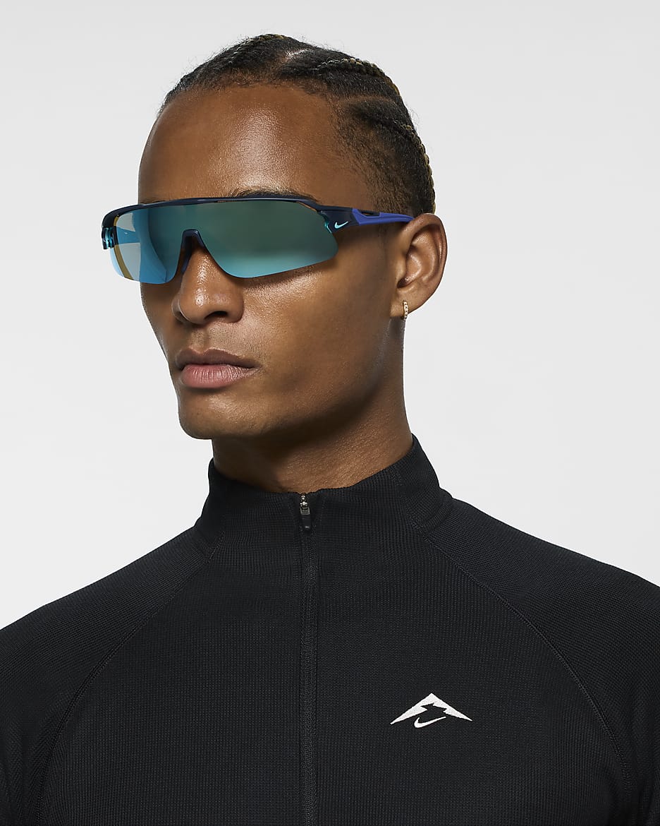 Nike Flyfree Shield Polarized Sunglasses - Obsidian