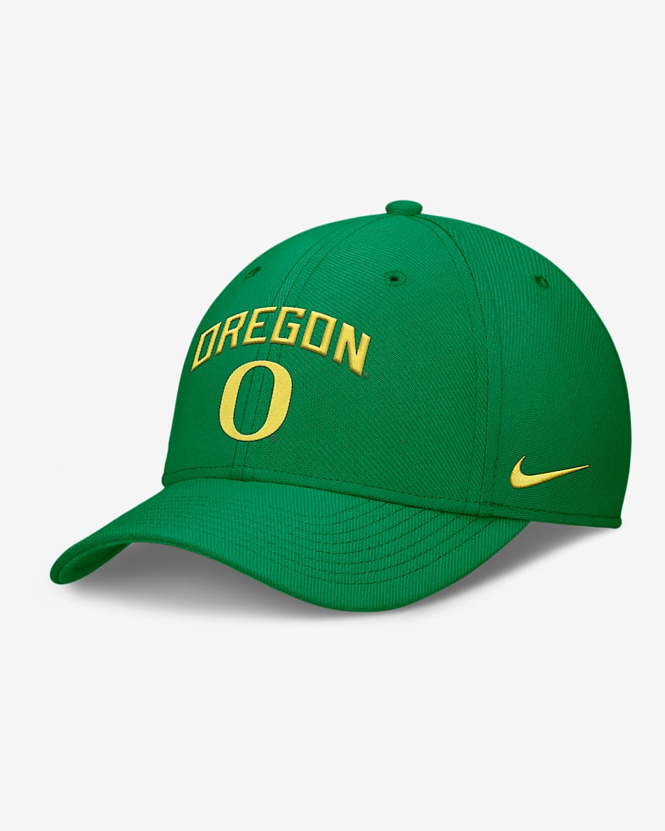 Oregon On-Field Rise Swoosh Men's Nike Dri-FIT College Hat - Green