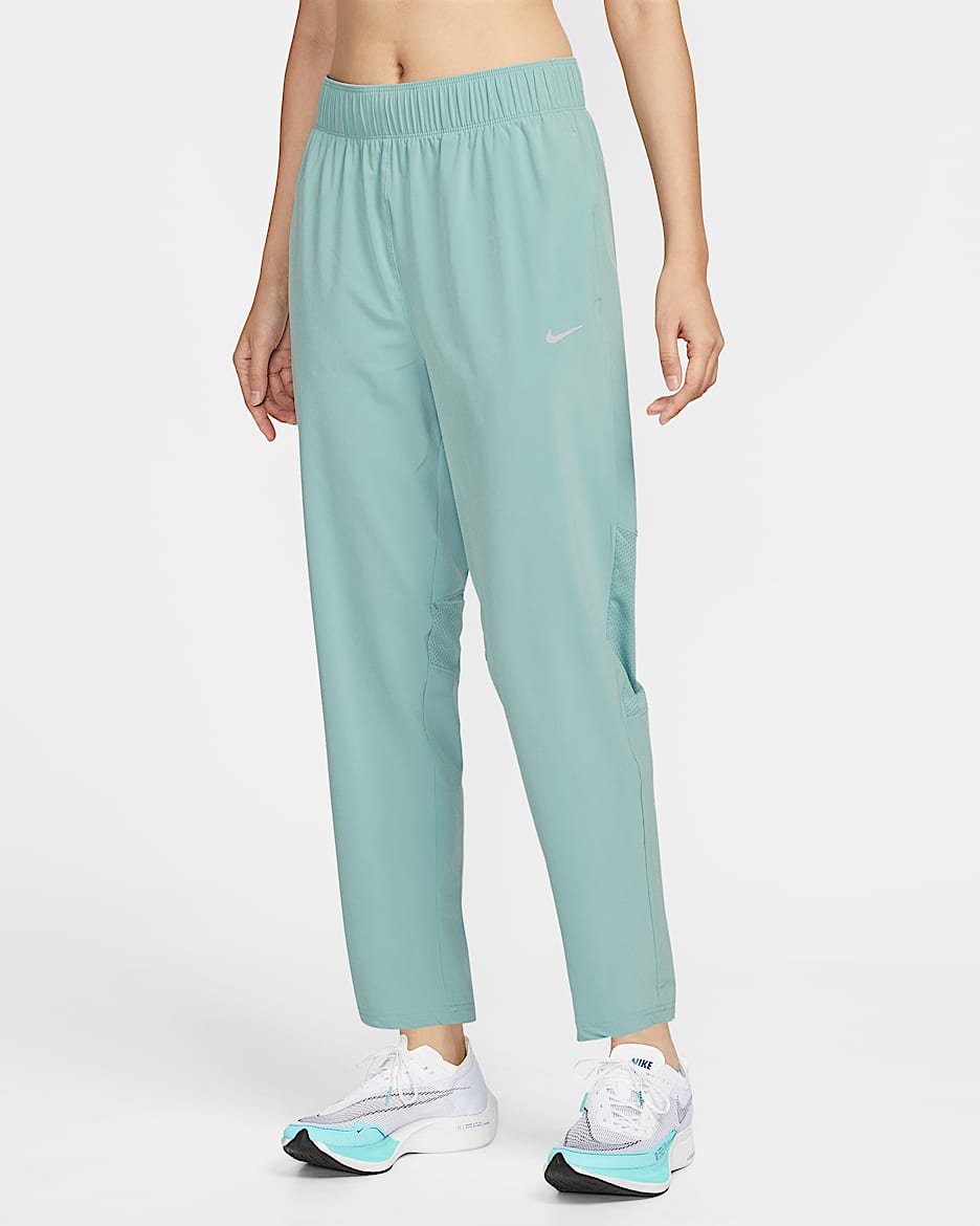 Nike Dri-FIT Fast 女款中腰跑步九分褲 - Cannon