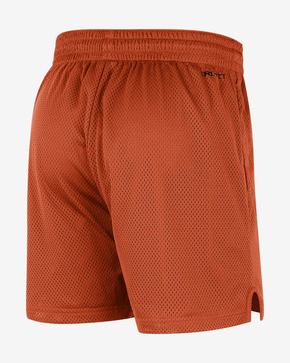 Clemson Men's Nike Dri-FIT College Knit Shorts - University Orange/White