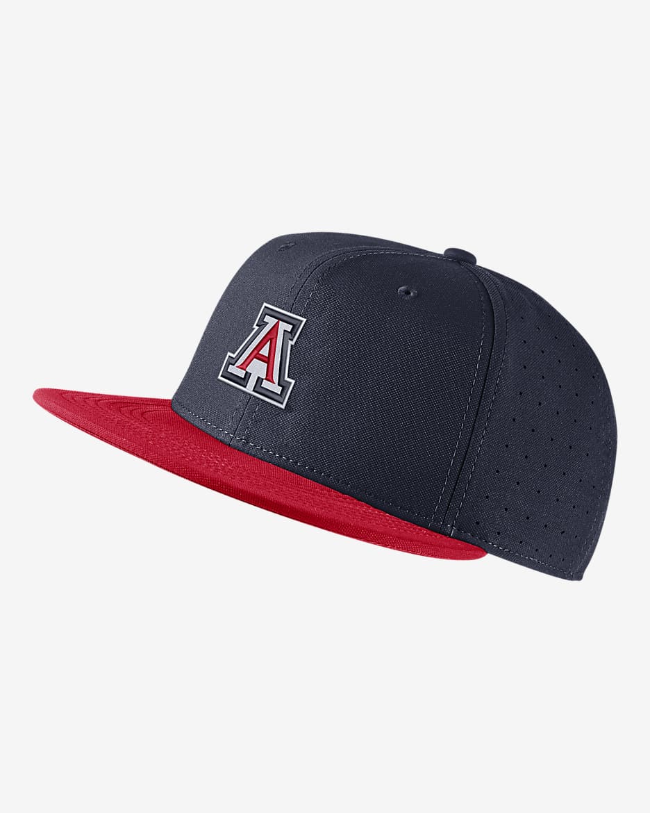 Arizona Nike College Fitted Baseball Hat - College Navy