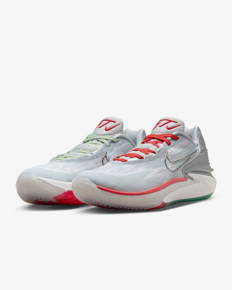 Nike G.T. Cut 2 Men's Basketball Shoes - Pure Platinum/Summit White/Track Red/Metallic Silver