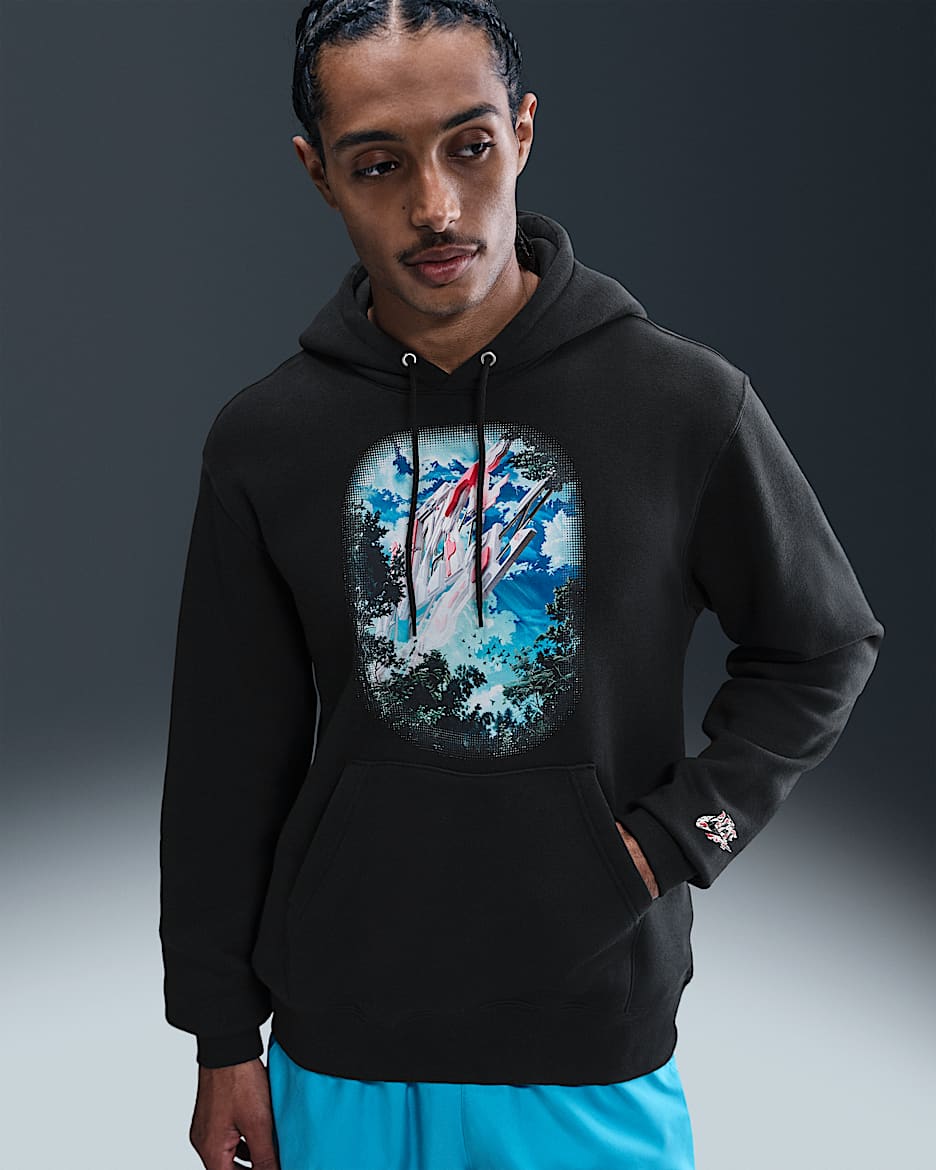 Nike Sportswear Club Men's Fleece Hoodie - Black/Black