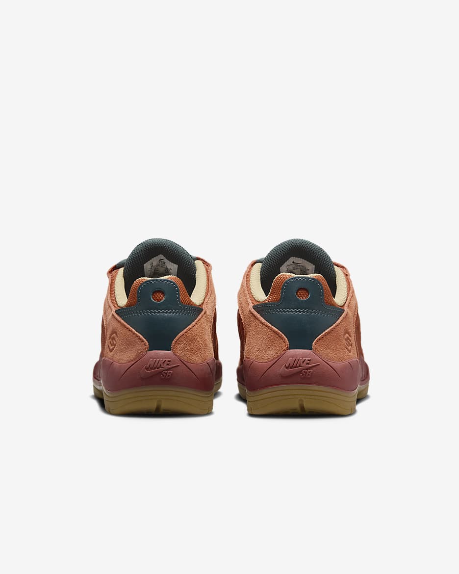 Nike SB Vertebrae Skate Shoes - Dark Russet/Desert Orange/Deep Jungle/Pear