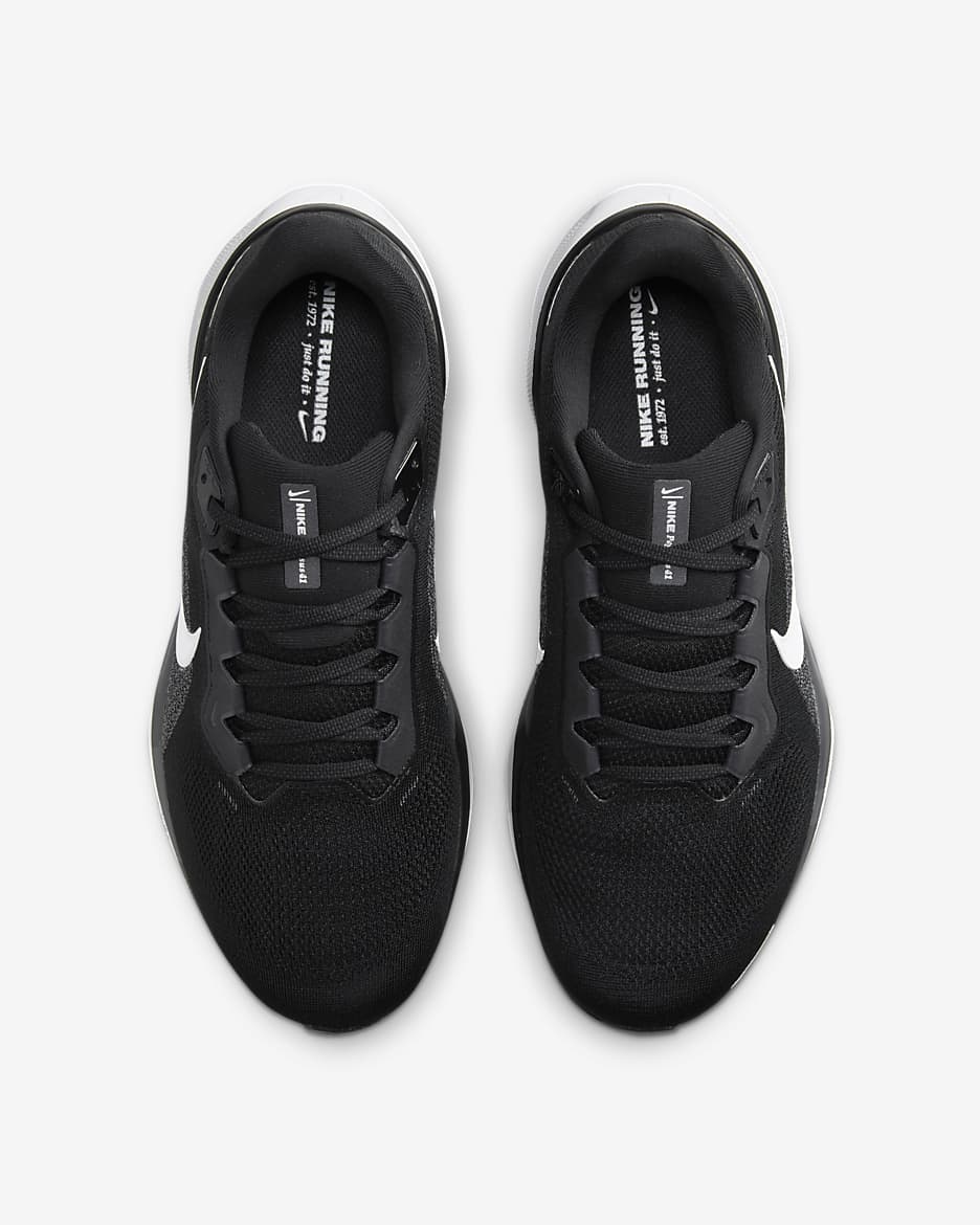 Nike Pegasus 41 løpesko for vei til herre (ekstra bred) - Svart/Anthracite/Hvit