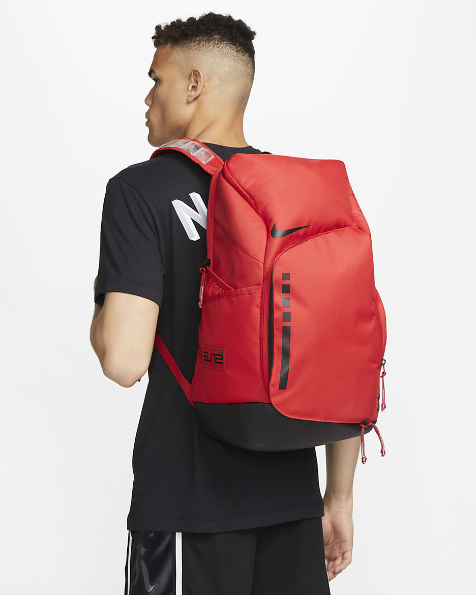 Mochila Nike Hoops Elite (32L) - Rojo universitario/Negro/Negro