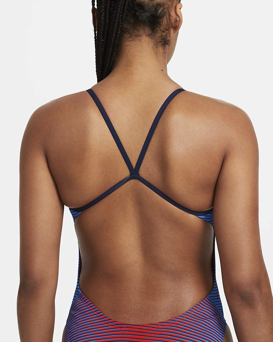 Nike HydraStrong Charge Women's 1-Piece Swimsuit - Multi-Color