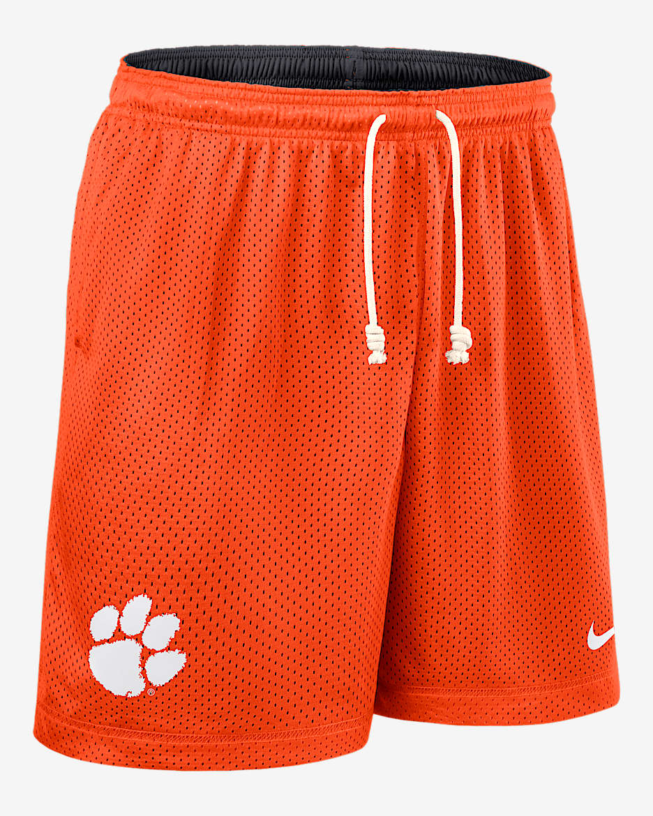 Clemson Sideline Reversible Men’s Nike Dri-FIT College Shorts - Orange